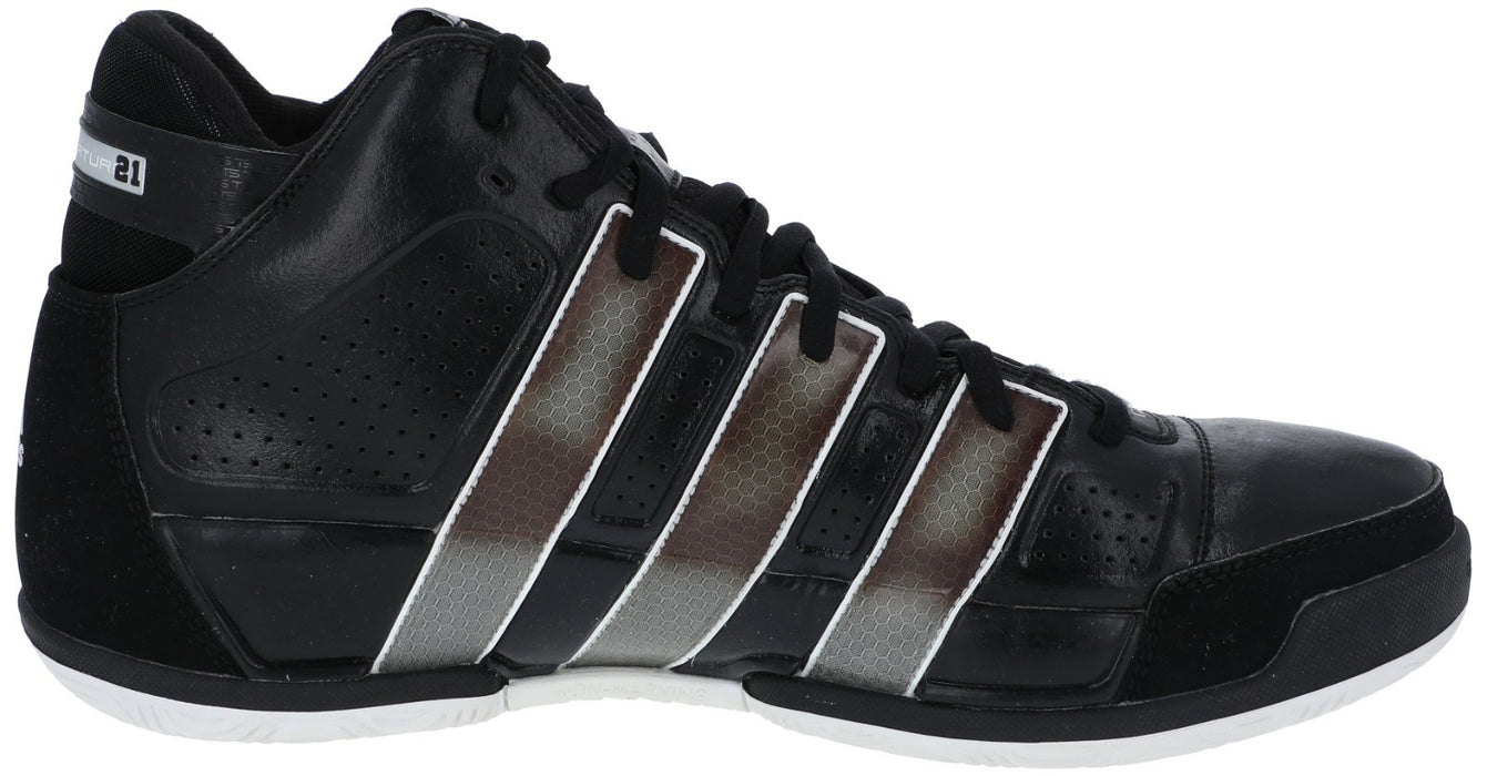 Tim Duncan Signed 2009 Game Used Adidas Sneakers Shoes MEARS & Beckett COA