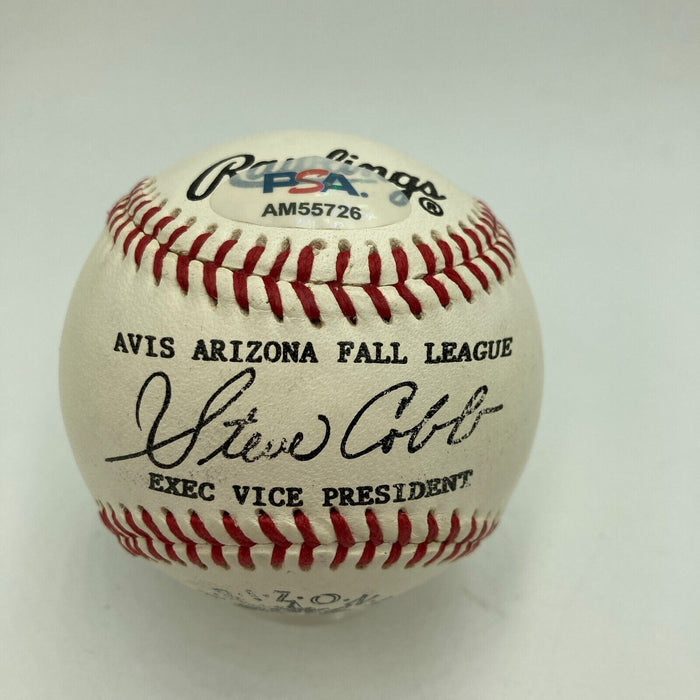 Jack Lemmon Signed Official Arizona Fall League Baseball PSA DNA COA