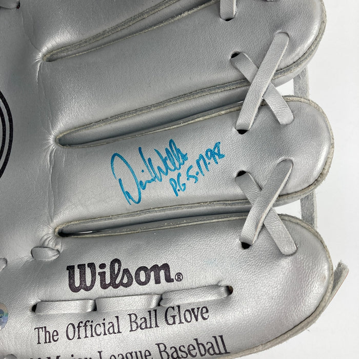 David Wells 1998 Perfect Game Signed Wilson Baseball Glove JSA COA