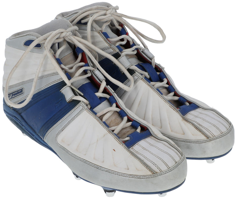 Peyton Manning Game-Used Signed Reebok Football Cleats Shoes Upper Deck UDA COA
