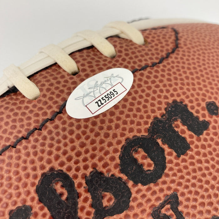 1966 Green Bay Packers Super Bowl 1 Champs Team Signed Football JSA COA