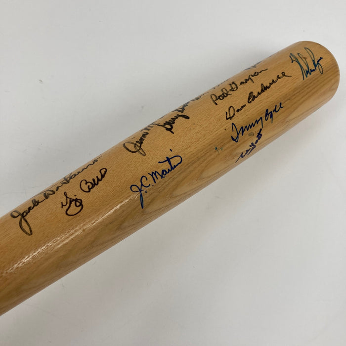 1969 New York Mets World Series Champs Team Signed Bat Nolan Ryan Tom Seaver JSA