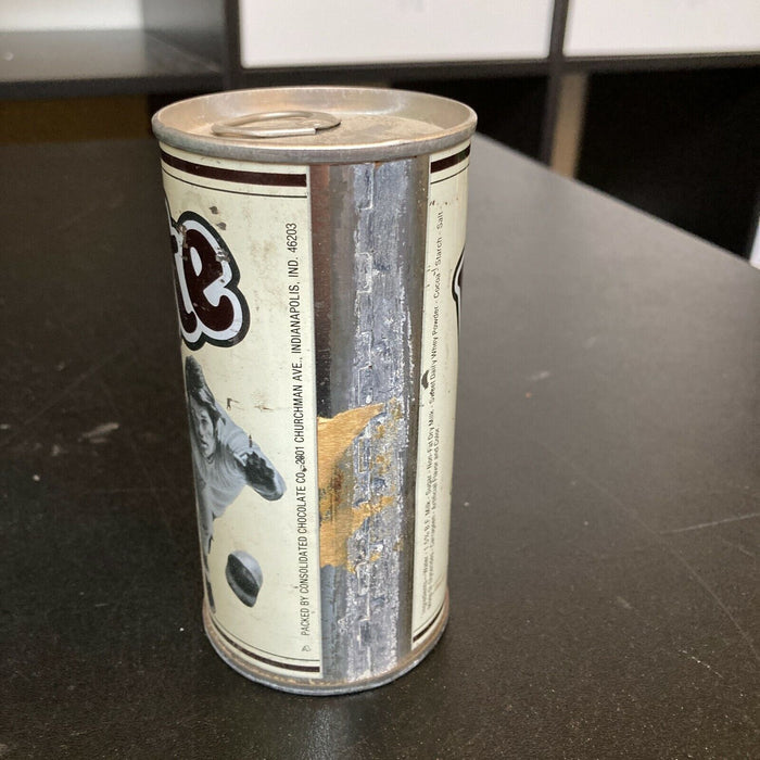 Pete Rose Signed 1970's Chocolate Beverage Soda Can With JSA COA