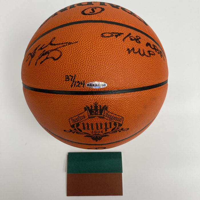 Kobe Bryant "2007-08 MVP" Signed Spalding Game Basketball Upper Deck UDA COA