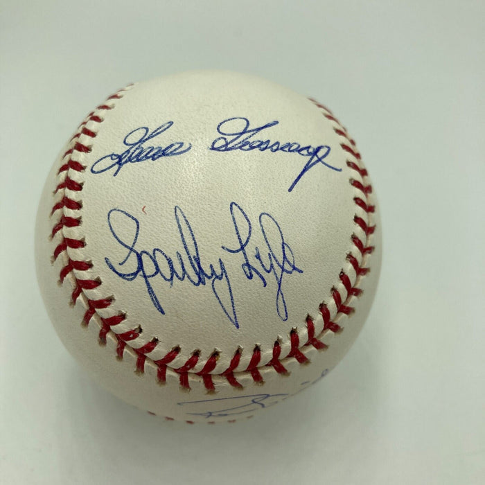 Yankees Legendary Pitchers Signed Baseball Mariano Rivera Whitey Ford Steiner