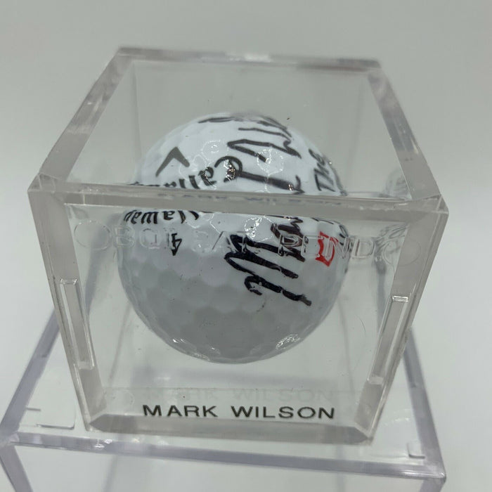 Mark Wilson Signed Autographed Golf Ball PGA With JSA COA