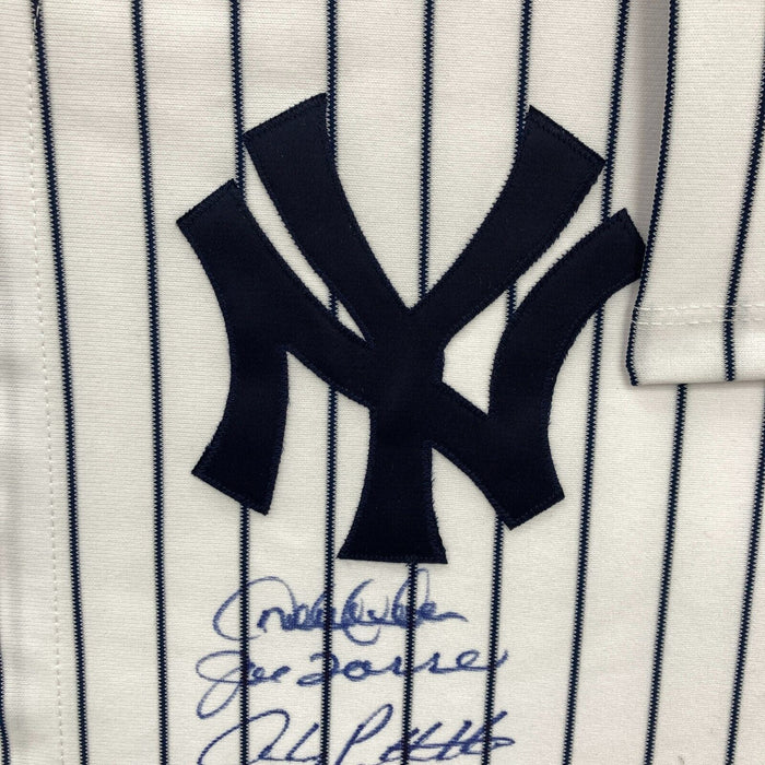 2000 New York Yankees World Series Champs Team Signed Jersey Derek Jeter JSA COA