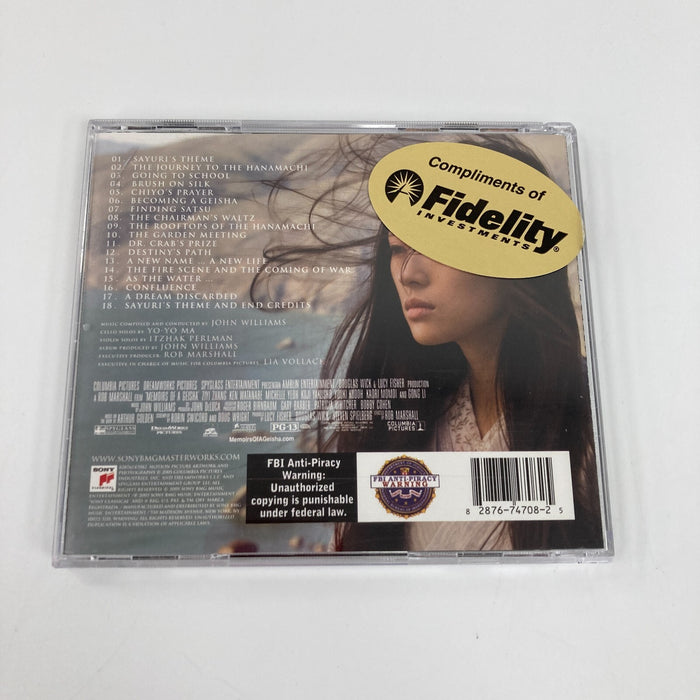 John Williams Composer & Yo-Yo Ma Signed Memoirs of a Geisha CD Beckett COA