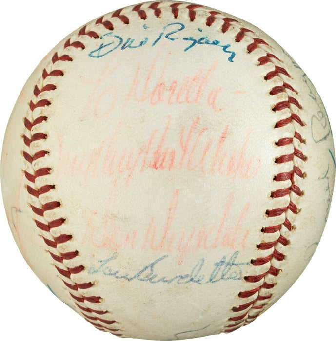 Historic Sandy Koufax 1965 Perfect Game Signed Game Used Baseball PSA, JSA MEARS