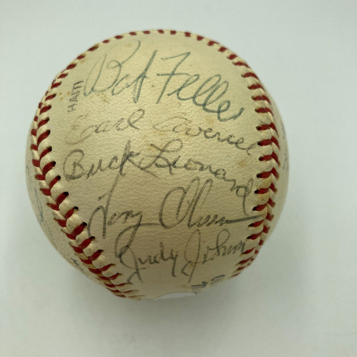 Rube Marquard George Kelly Stan Coveleski HOF Multi Signed Baseball JSA COA