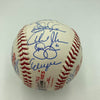 1986 New York Mets World Series Champs Team Signed W.S. Baseball Beckett COA