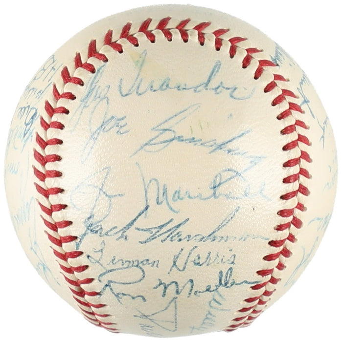 Beautiful 1958 Baltimore Orioles Team Signed American League Baseball  JSA COA