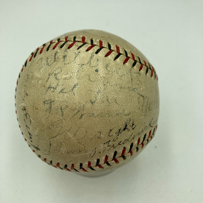 Wilbert Robinson & Rabbit Maranville 1930 Boston Braves Signed Baseball JSA COA