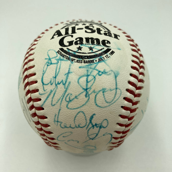 Derek Jeter Pre Rookie Triple-A All Star Game Team Signed Baseball Beckett