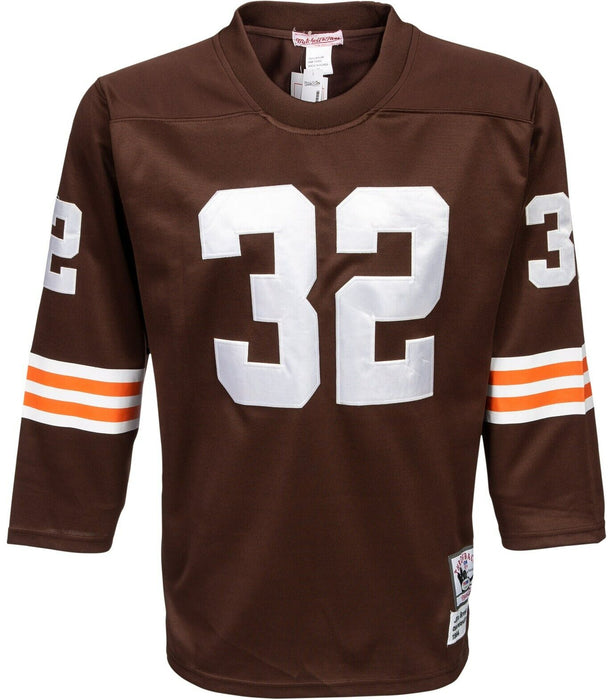 The Finest Jim Brown Signed Heavily Inscribed STATS Cleveland Browns PSA DNA JSA