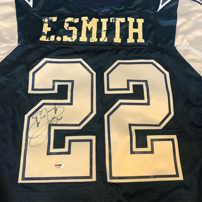 1990's Emmitt Smith Signed Authentic Proline Dallas Cowboys Jersey PSA DNA COA