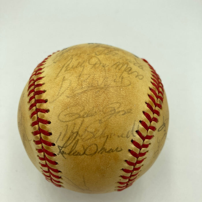 1980 Philadelphia Phillies World Series Champs Team Signed Baseball JSA COA