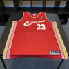 Lebron James 2004 Rookie Signed Cleveland Cavaliers Game Model Jersey UDA COA