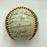 The Finest 1955 Brooklyn Dodgers Team Signed Baseball Jackie Robinson PSA DNA 8