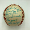The Finest 1955 Brooklyn Dodgers Team Signed Baseball Jackie Robinson PSA DNA 8