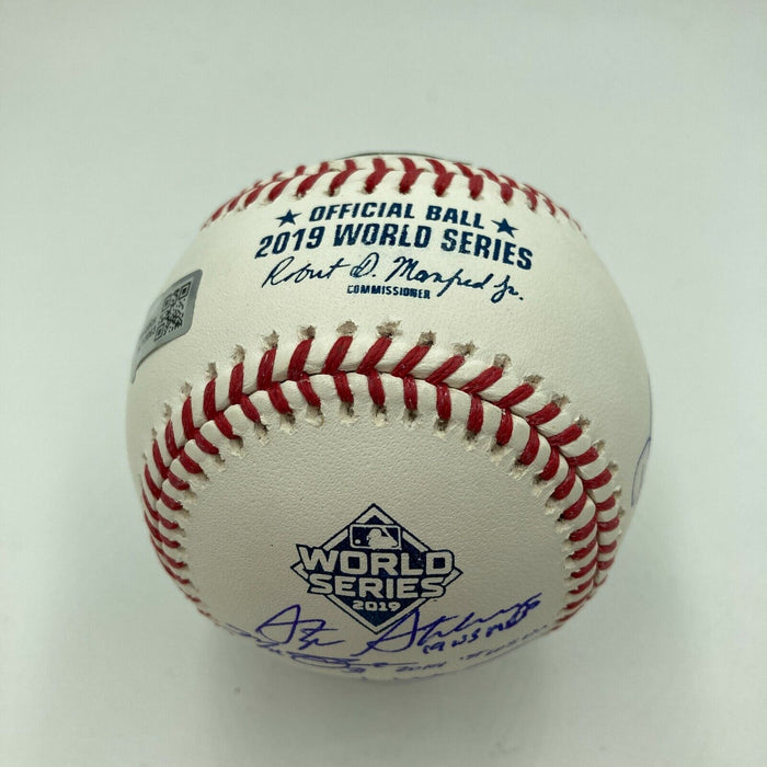 2019 Washington Nationals World Series Champs Team Signed Baseball Fanatics Holo