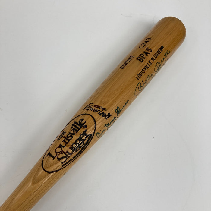 Mickey Mantle New York Yankees Legends Multi Signed Baseball Bat Beckett COA