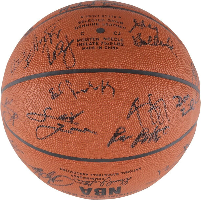 Kobe Bryant & Lebron James Rookie 2004 All Star Game Signed Basketball PSA DNA