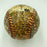 Beautiful Mickey Mantle Hand Painted George Sosnak Folk Art Signed Baseball