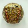 Beautiful Mickey Mantle Hand Painted George Sosnak Folk Art Signed Baseball