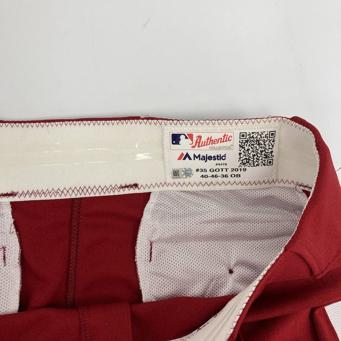 Zach Eflin Game Used 2019 Philadelphia Phillies Majestic Jersey Uniform MLB Auth