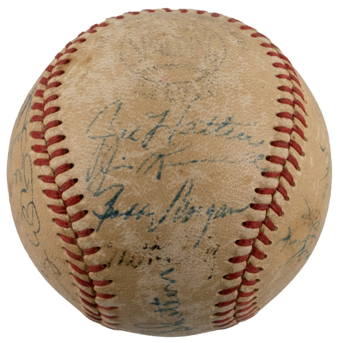 Jackie Robinson 1950 Brooklyn Dodgers Team Signed Baseball PSA DNA COA