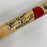Beautiful Hall Of Fame Multi Signed Bat 66 Sigs Hank Aaron Willie Mays PSA DNA