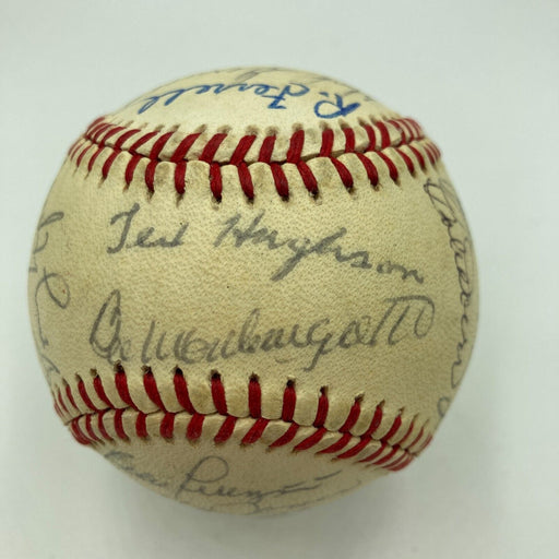 Ted Williams Boston Red Sox Legends Multi Signed Baseball 28 Signatures JSA COA