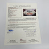 1993 San Francisco 49ers NFC West Champs Team Signed Football Jerry Rice JSA COA