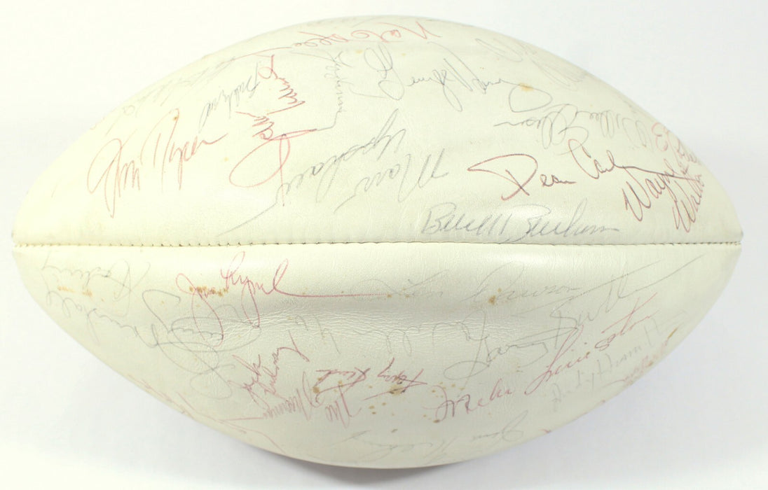 1973 Kansas City Chiefs Team-Signed Football 44 Signatures JSA COA
