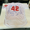 2016 Philadelphia Phillies Team Signed Jackie Robinson Day Jersey MLB Authentic