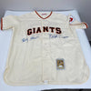 Bobby Thomson & Ralph Branca Signed New York Giants Mitchell & Ness Jersey JSA