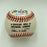 Richie Ashburn 1951 Hits Leader 221 Hits Signed Inscribed Baseball PSA DNA COA