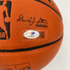 Bill Russell 11X Champs Signed Inscribed Spalding Official Game Basketball PSA