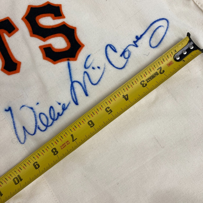 Willie McCovey Signed San Francisco Giants Mitchell & Ness Jersey Beckett COA