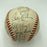 1955 Brooklyn Dodgers W.S. Champs Team Signed Baseball Jackie Robinson JSA COA
