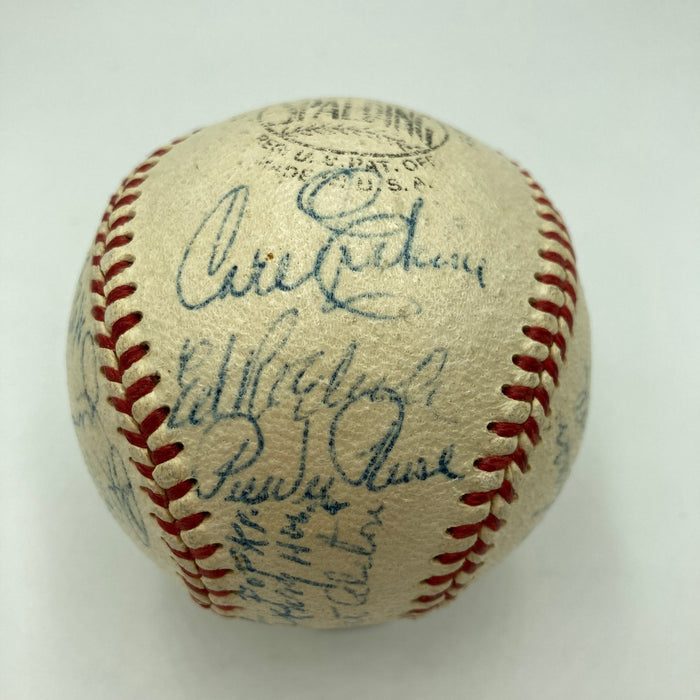 1955 Brooklyn Dodgers W.S. Champs Team Signed Baseball Jackie Robinson JSA COA