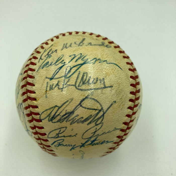 1959 Chicago White Sox AL Champs Team Signed Baseball Nellie Fox JSA COA