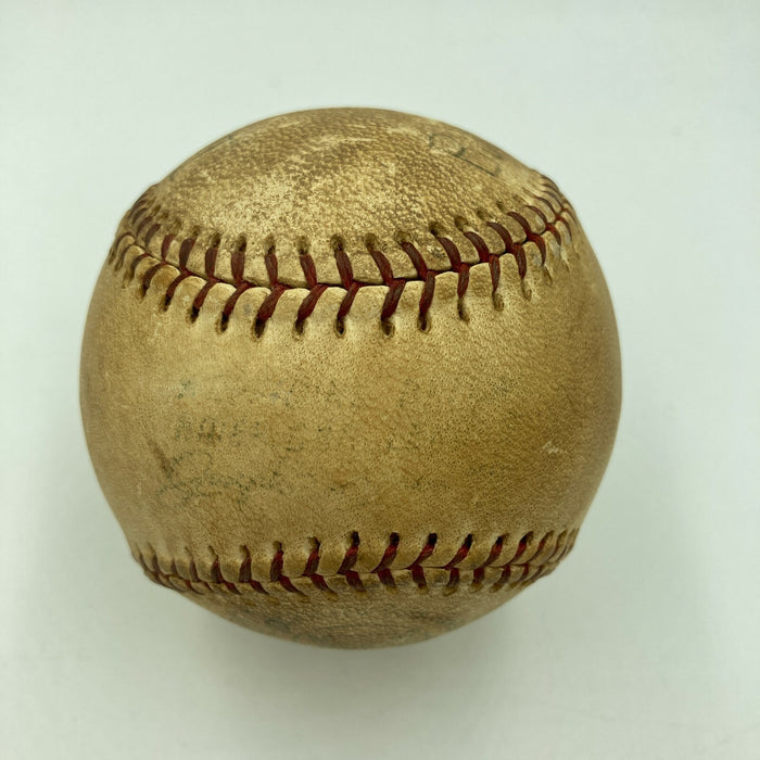 Mickey Lolich Signed Career Win No. 162 Final Out Game Used Baseball Beckett COA