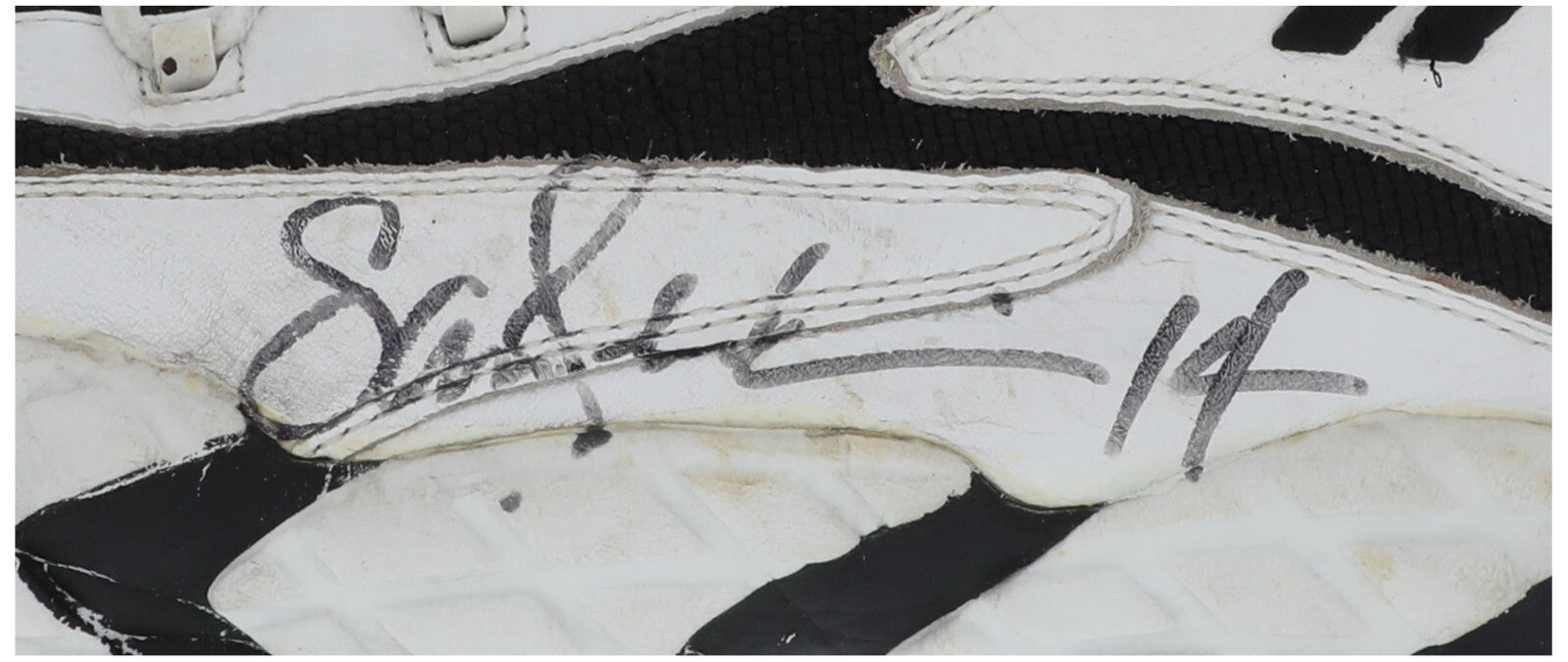 1996 Sam Perkins Game-Used Twice-Signed Seattle SuperSonics Reebok Sneakers BAS