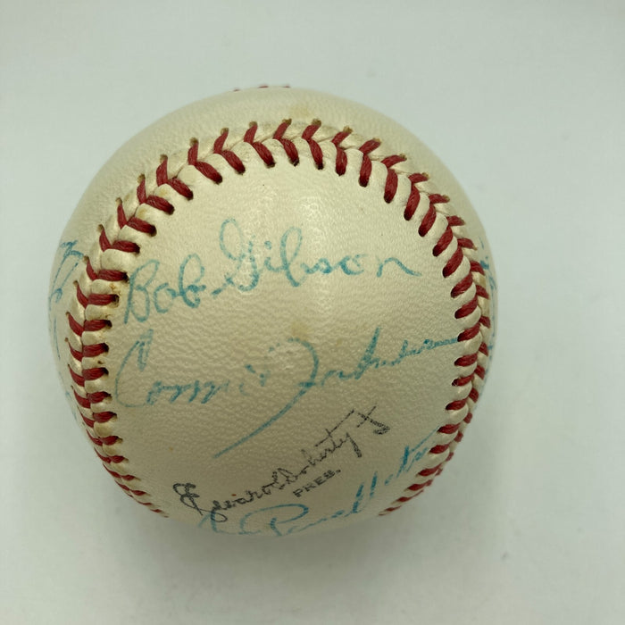 1957 Bob Gibson Pre Rookie Minor League Team Signed Baseball