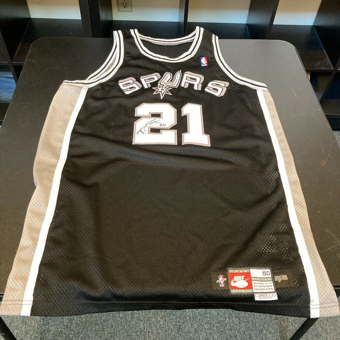 Tim Duncan Rookie Signed Game Used 1997-98 San Antonio Spurs Uniform Jersey JSA