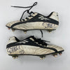 Eric Metcalf Signed Game Used Football Cleats Shoes 2 Signatures