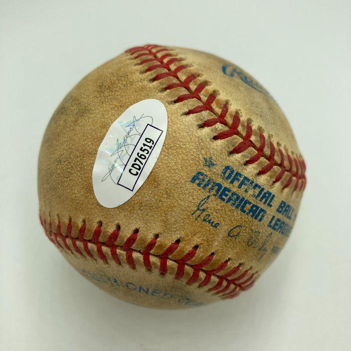 Alex Rodriguez Signed 1990's Game Used American League Baseball JSA COA