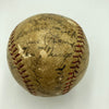 Honus Wagner Heinie Manush  Waite Hoyt HOF Multi Signed Baseball Beckett COA